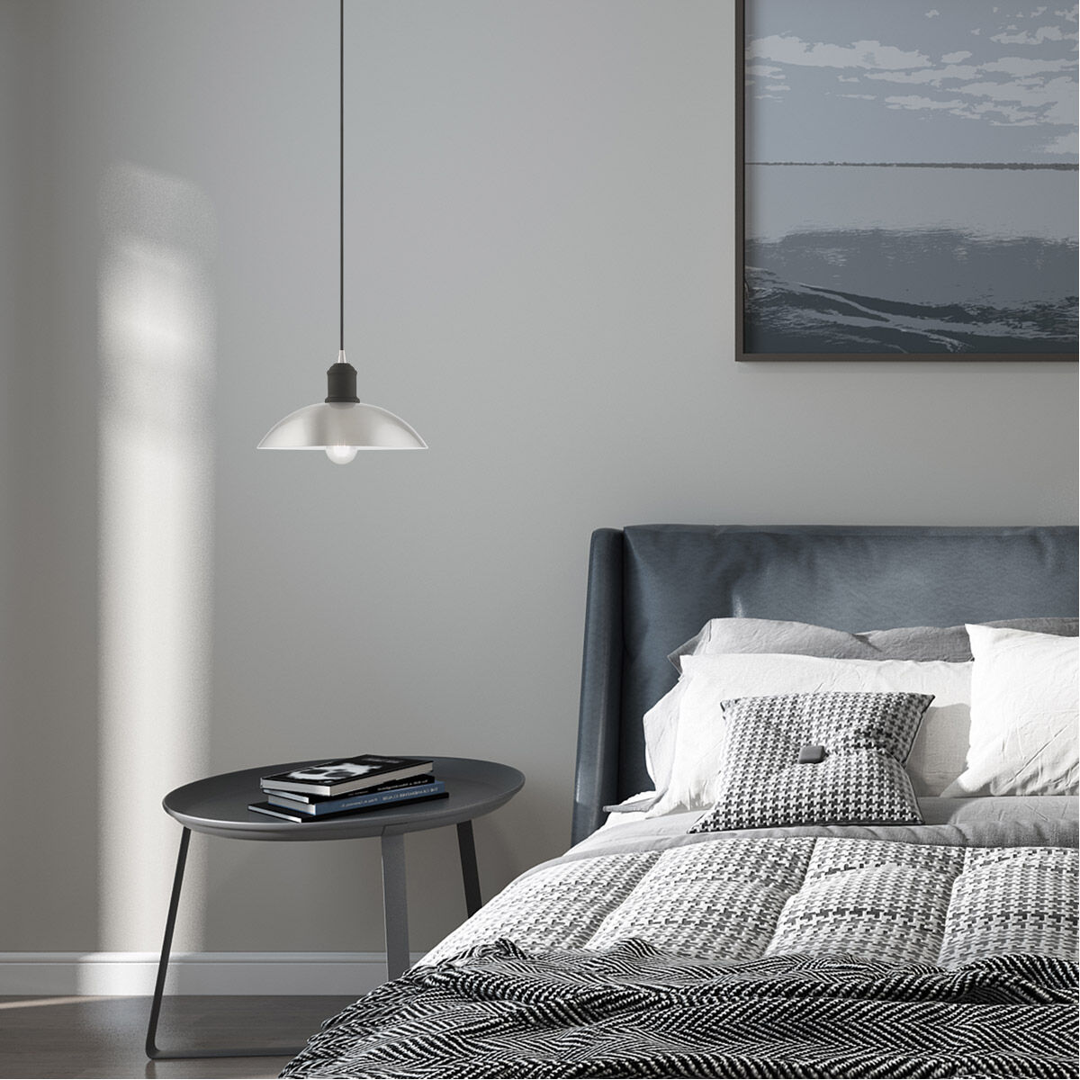 Allison 1 Light 13 inch Brushed Nickel Mini Pendant Ceiling Light