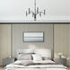 Wisteria 6 Light 26 inch Scandinavian Gray Chandelier Ceiling Light