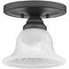 Edgemont 1 Light 7 inch Bronze Semi-Flush Mount Ceiling Light