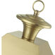 Wentworth 4 Light 27.5 inch Natural Brass Outdoor Extra Large Post Top Lantern, Extra Large