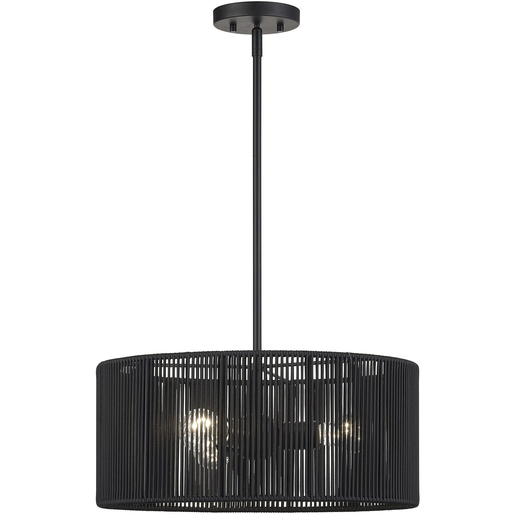 Acordia 3 Light 18 inch Black Pendant Chandelier Ceiling Light