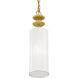 Brookdale 1 Light 5 inch Soft Gold Mini Pendant Ceiling Light