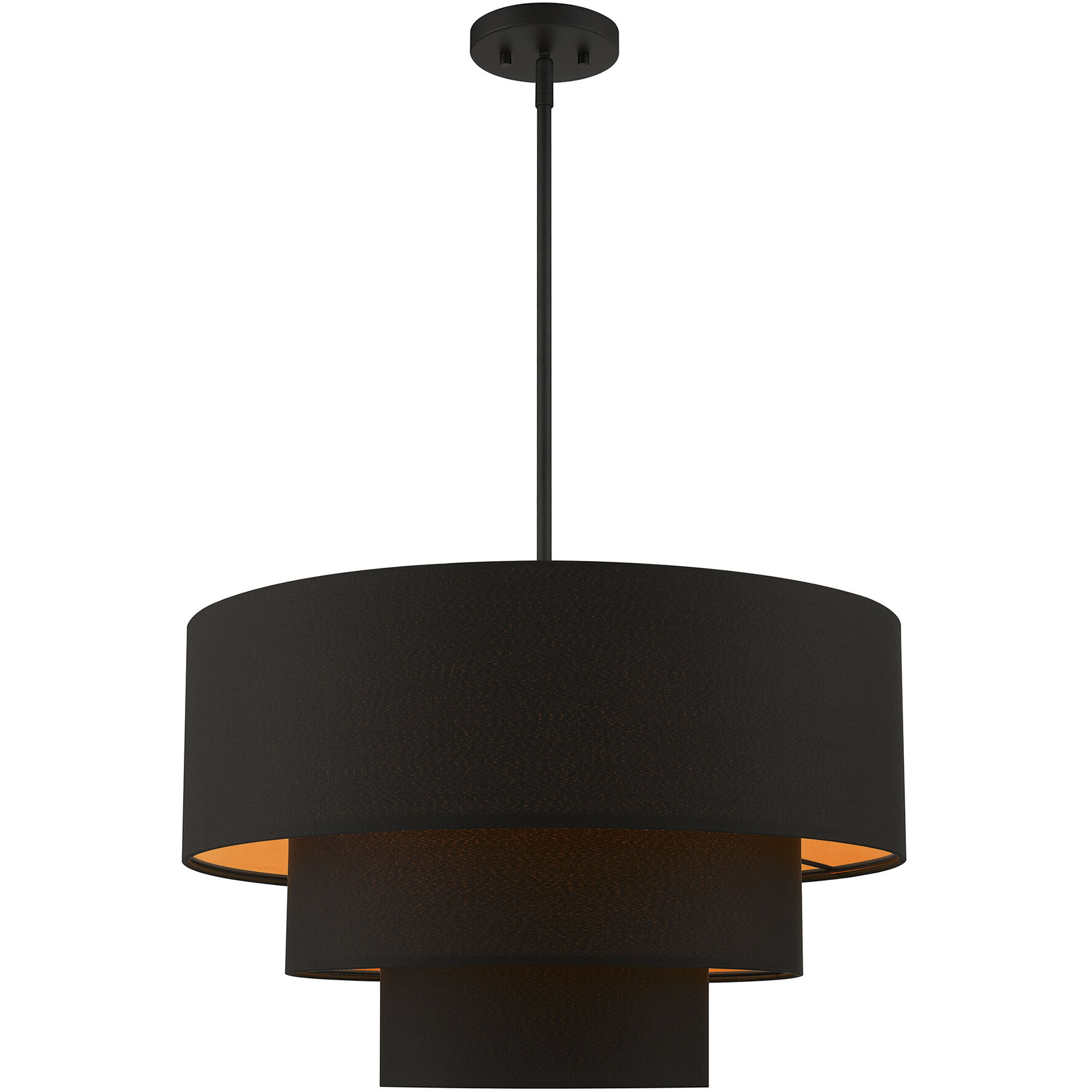 Sentosa 4 Light 23 inch Black Pendant Chandelier Ceiling Light