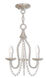 Alessia 3 Light 13 inch Brushed Nickel Mini Chandelier Ceiling Light