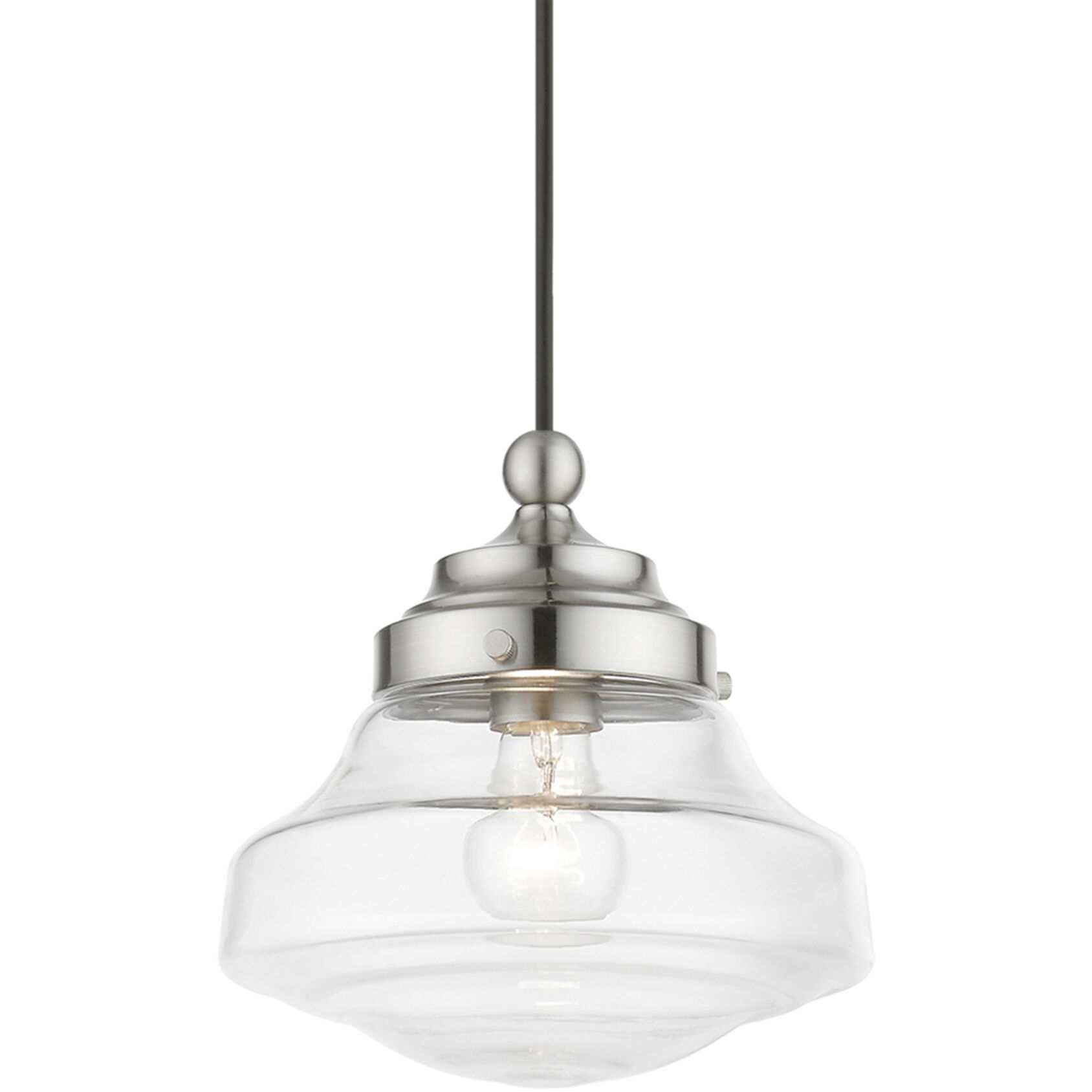 Avondale 1 Light 9 inch Brushed Nickel Mini Pendant Ceiling Light