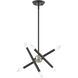 Soho 6 Light 13 inch Scandinavian Gray Chandelier Ceiling Light