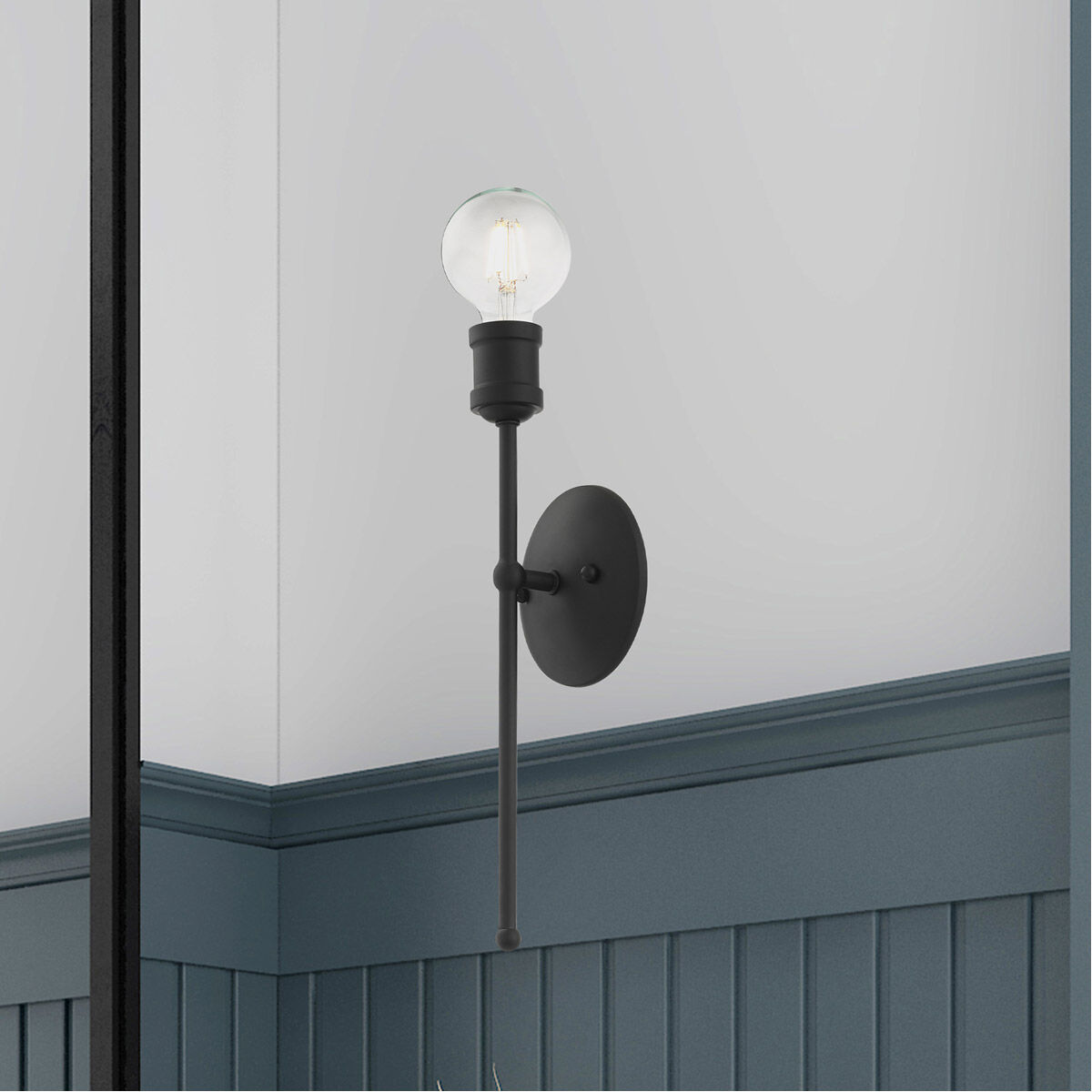Lansdale 1 Light 5 inch Black ADA Sconce Wall Light
