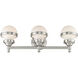 Oldwick 3 Light 24 inch Brushed Nickel Bath Vanity Wall Light