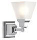 Mission 1 Light 5 inch Polished Chrome Wall Sconce Wall Light