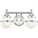 Oldwick 2 Light 15 inch Polished Chrome Bath Vanity Wall Light