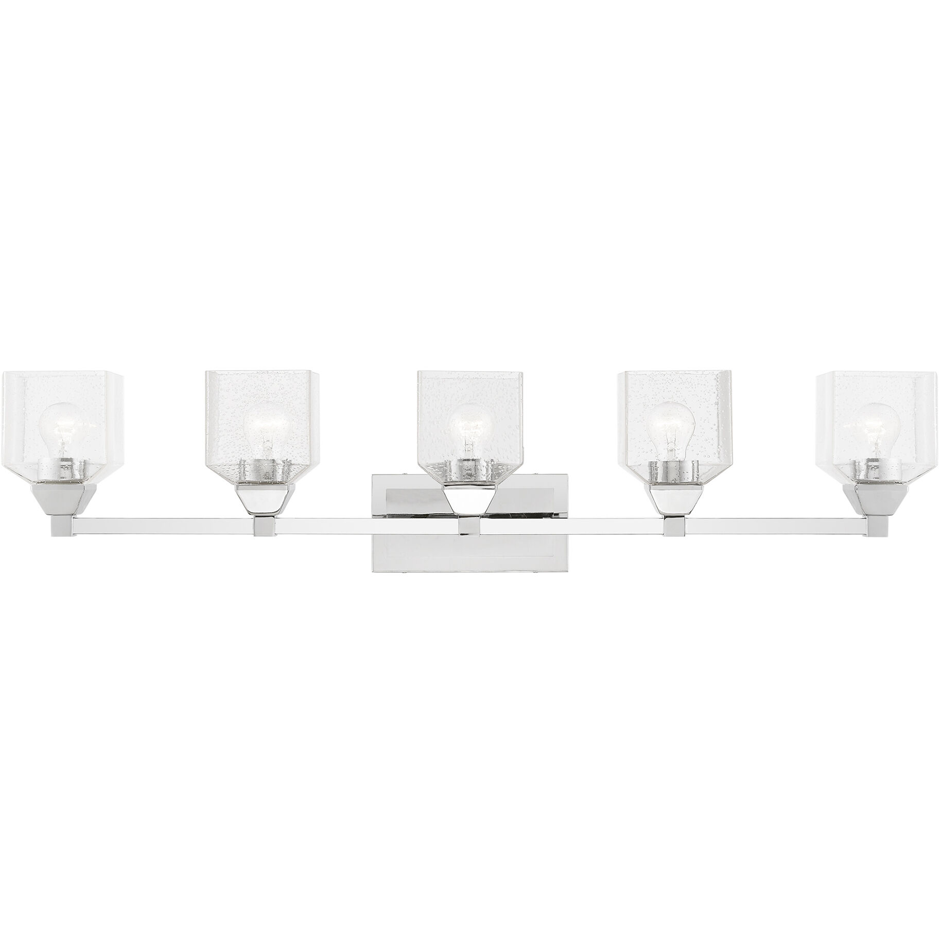 Aragon 5 Light 42 inch Polished Chrome Vanity Sconce Wall Light