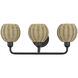 Summervine 3 Light 23.5 inch Bronze Vanity Wall Sconce Wall Light