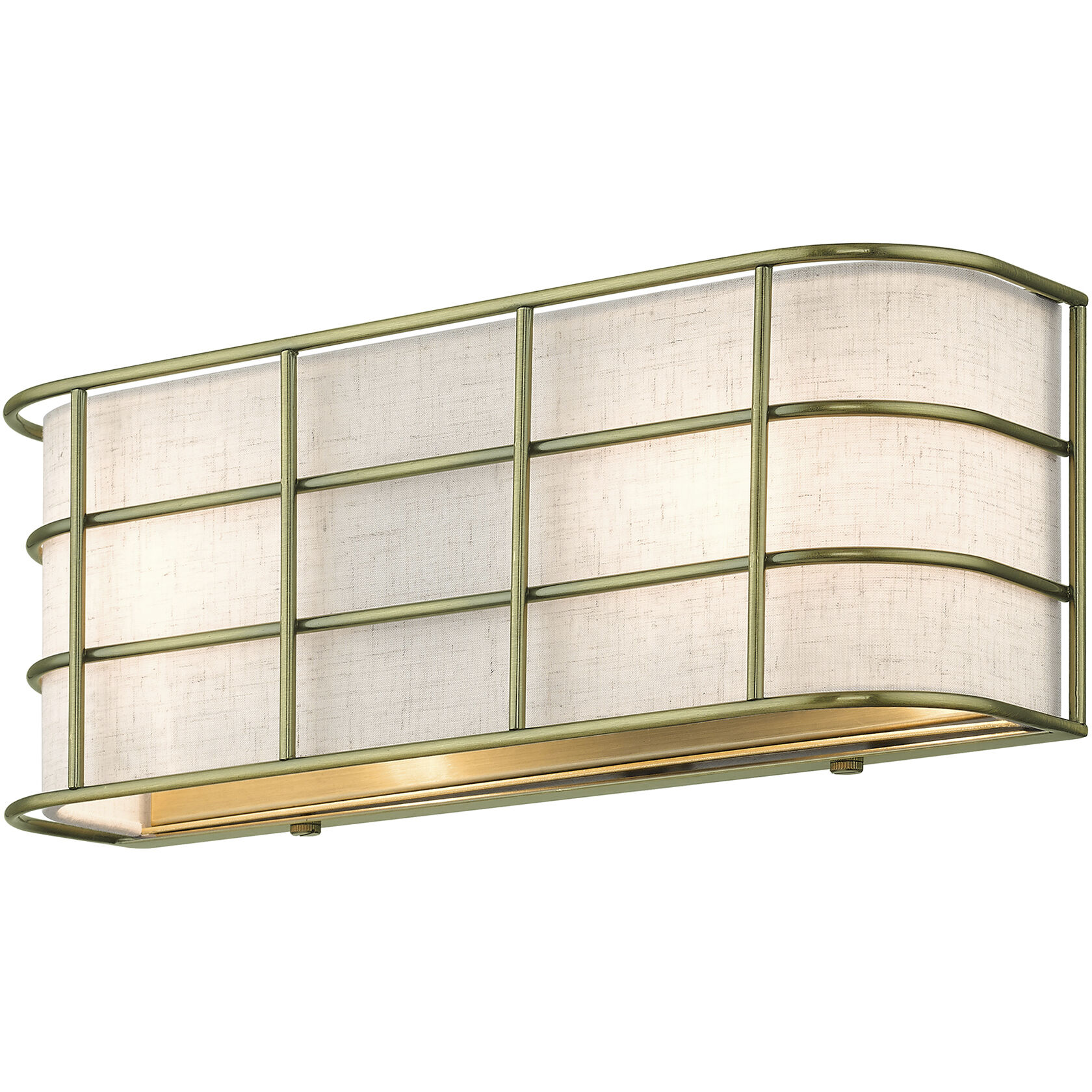 Blanchard 2 Light 14 inch Antique Brass ADA Wall Sconce Wall Light