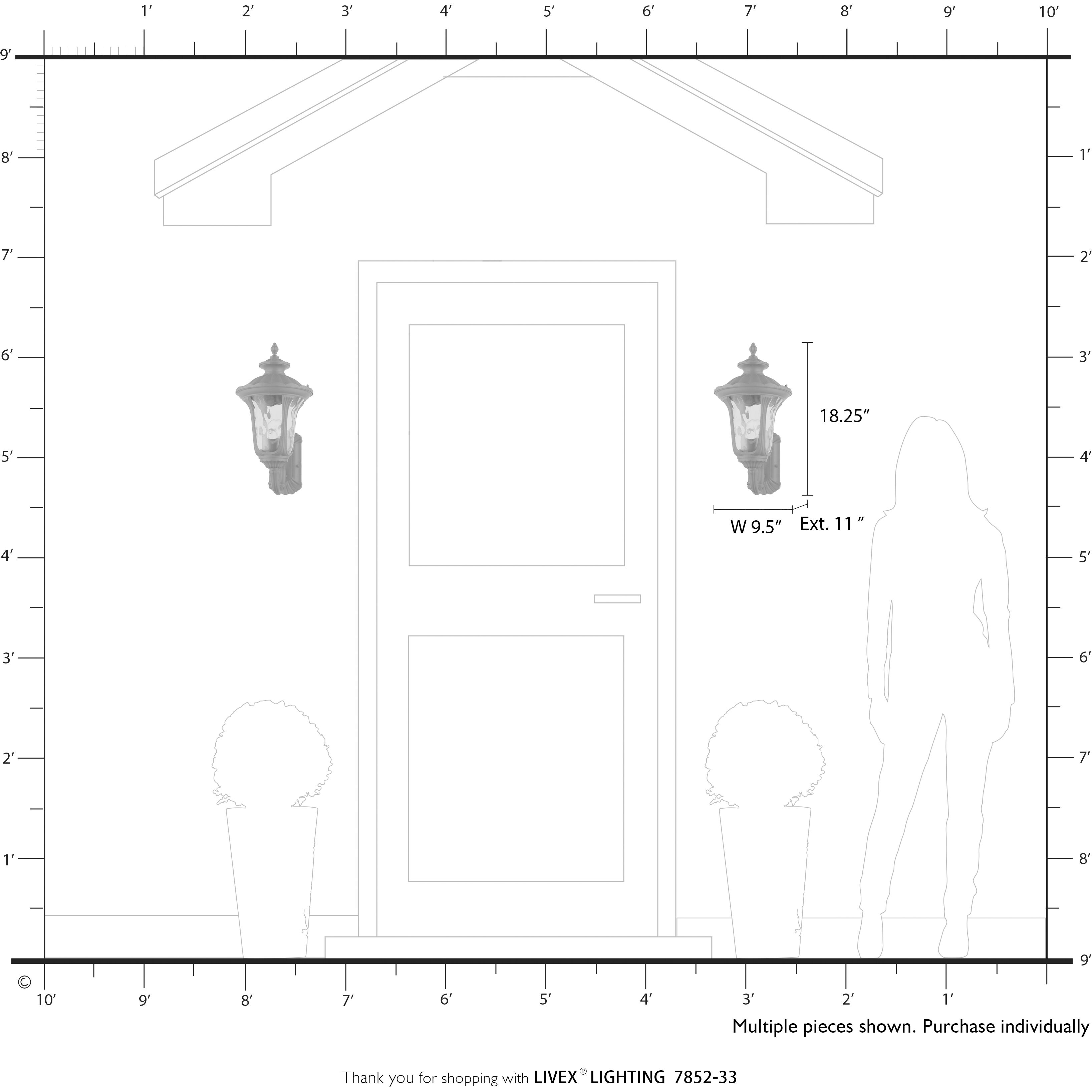 Oxford 1 Light 18.25 inch Soft Gold Outdoor Wall Lantern, Medium