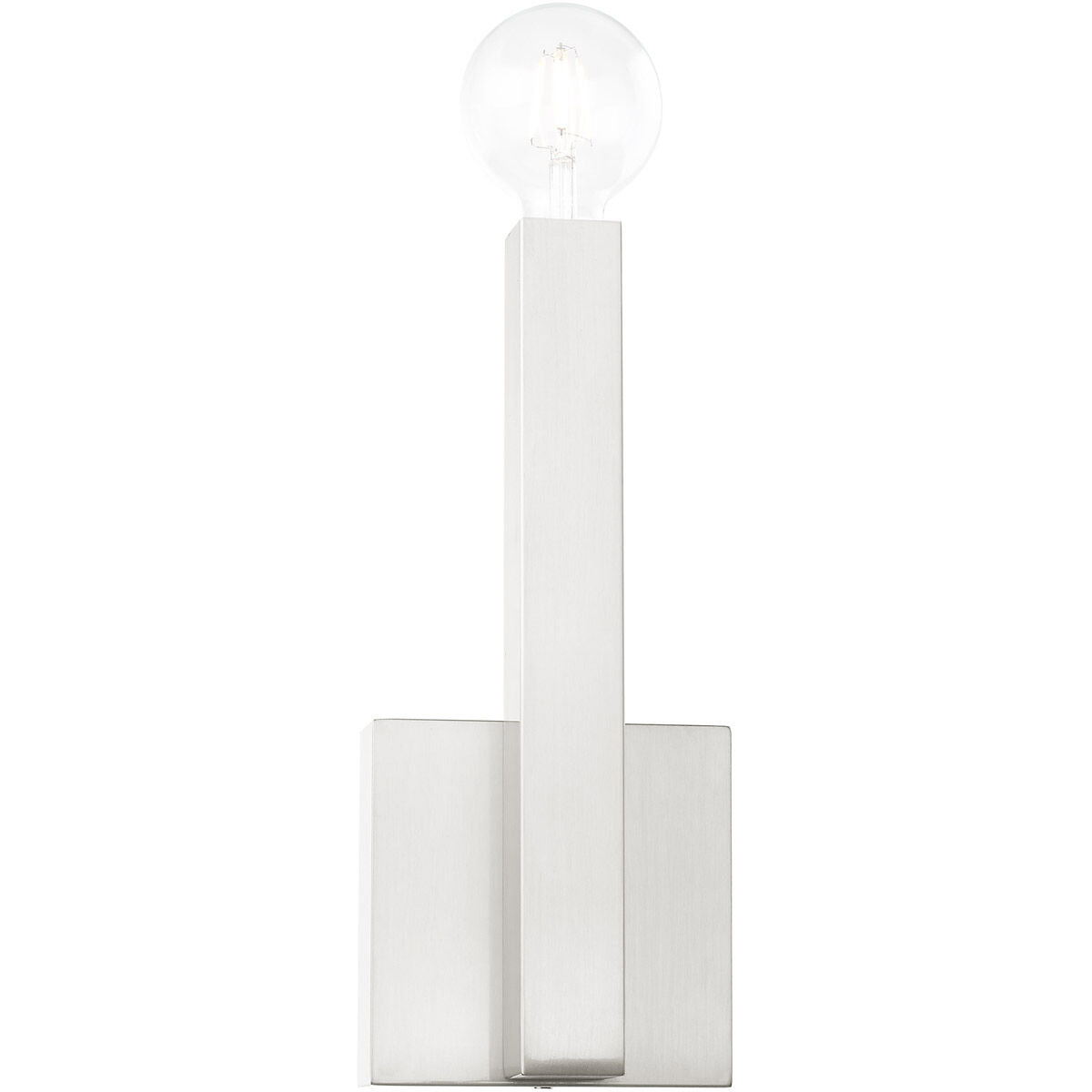 Solna 1 Light 6 inch Brushed Nickel ADA Sconce Wall Light