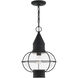 Newburyport 1 Light 12 inch Black Outdoor Pendant Lantern