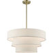 Chandler 4 Light 23 inch Antique Brass Pendant Chandelier Ceiling Light