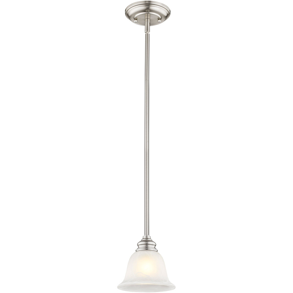 Essex 1 Light 6 inch Brushed Nickel Mini Pendant Ceiling Light