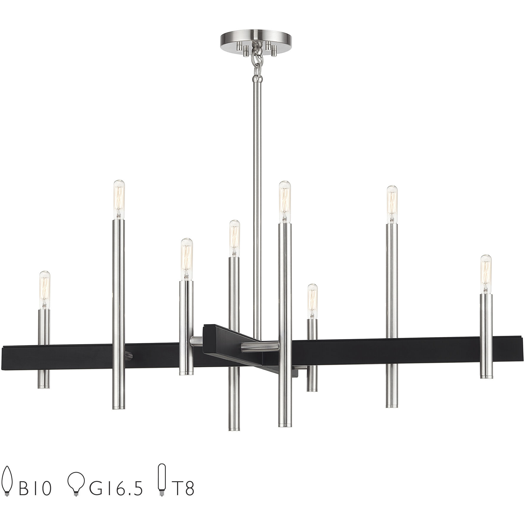 Denmark 8 Light 36.00 inch Chandelier