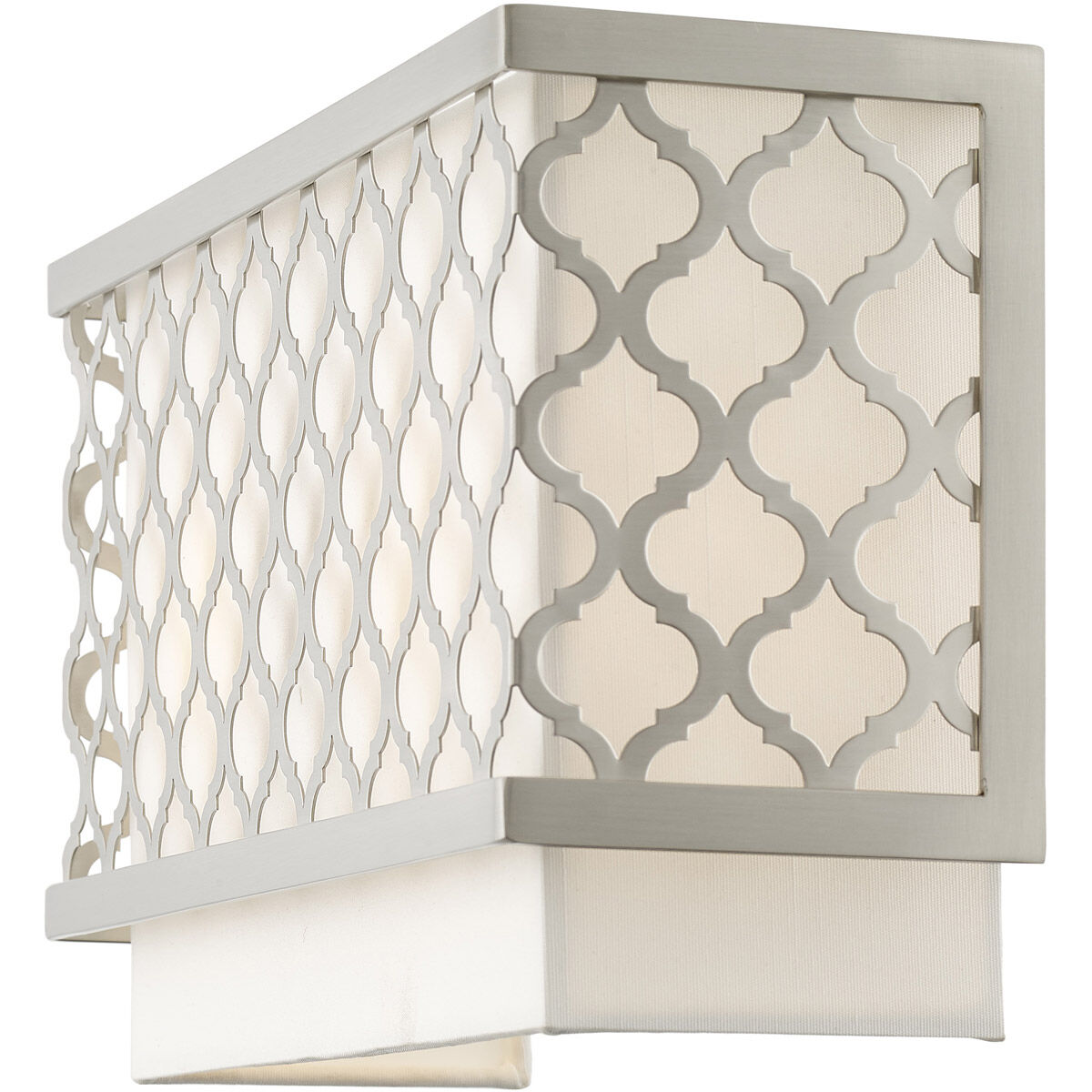 Arabesque 2 Light 13 inch Brushed Nickel ADA ADA Wall Sconce Wall Light