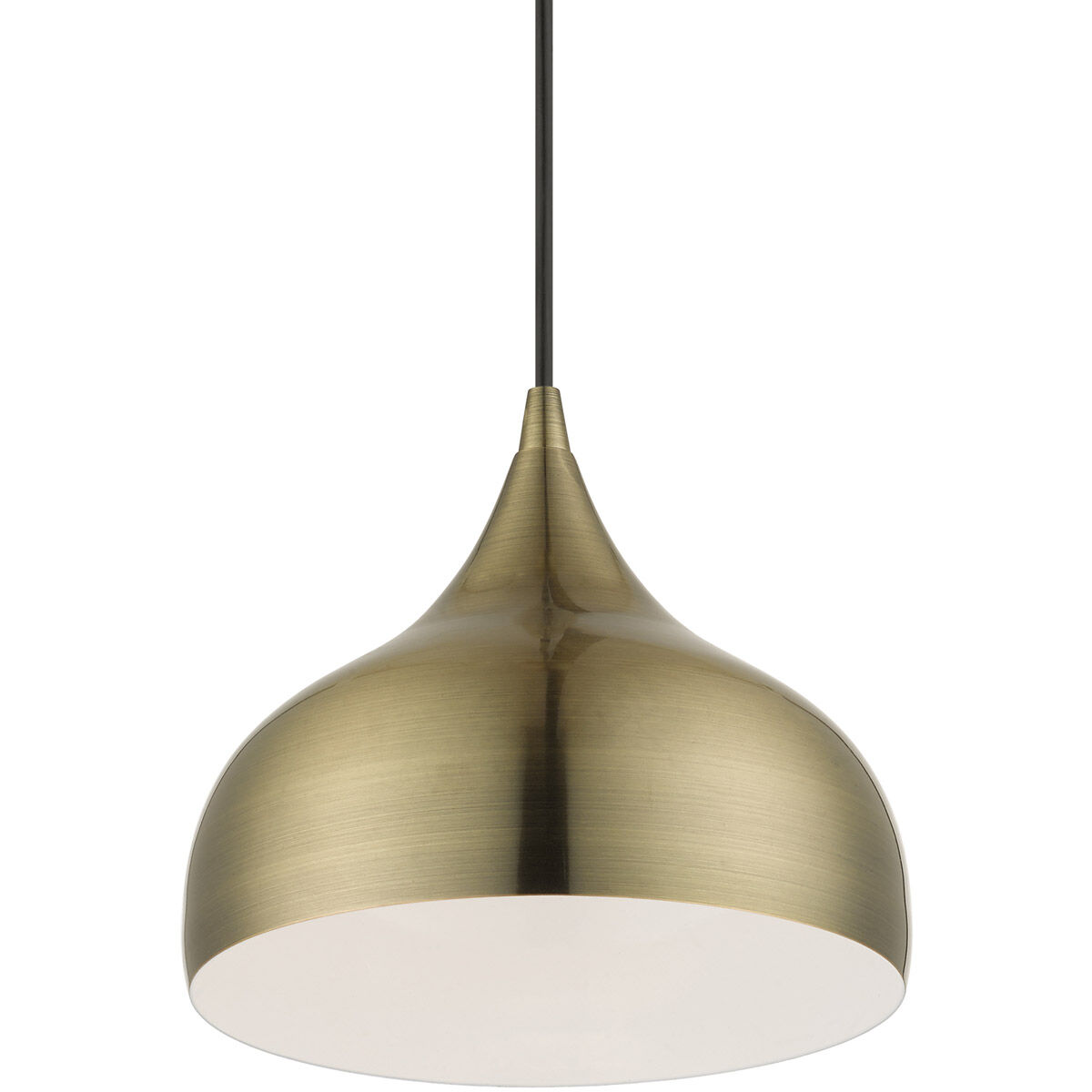 Amador 1 Light 10 inch Antique Brass Pendant Ceiling Light