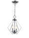 Prism 2 Light 11 inch Polished Chrome Convertible Mini Chandelier/Ceiling Mount Ceiling Light