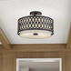 Vistaview 3 Light 15 inch English Bronze Semi-Flush Ceiling Light