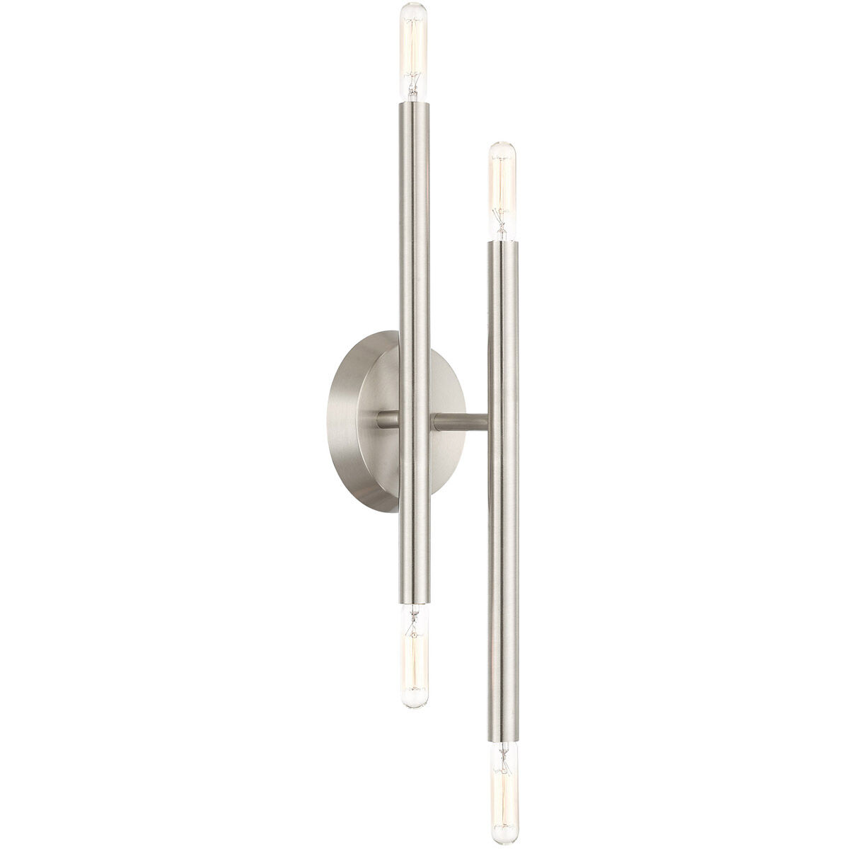 Soho 4 Light 5 inch Brushed Nickel ADA Sconce Wall Light