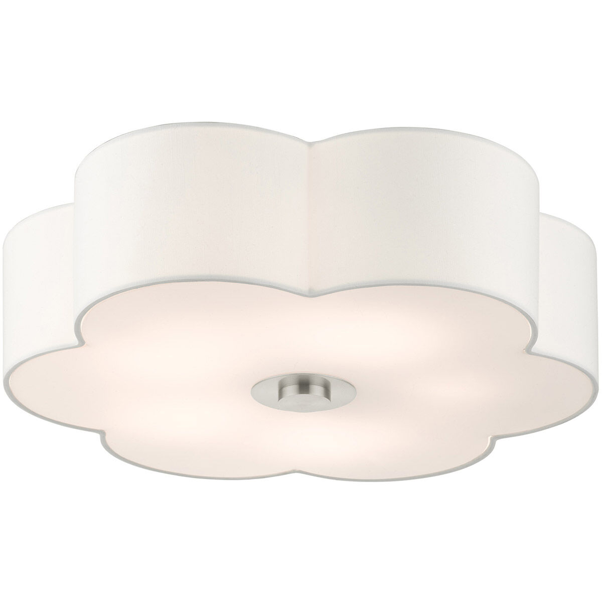 Chelsea 5 Light 22 inch Brushed Nickel Semi Flush Ceiling Light