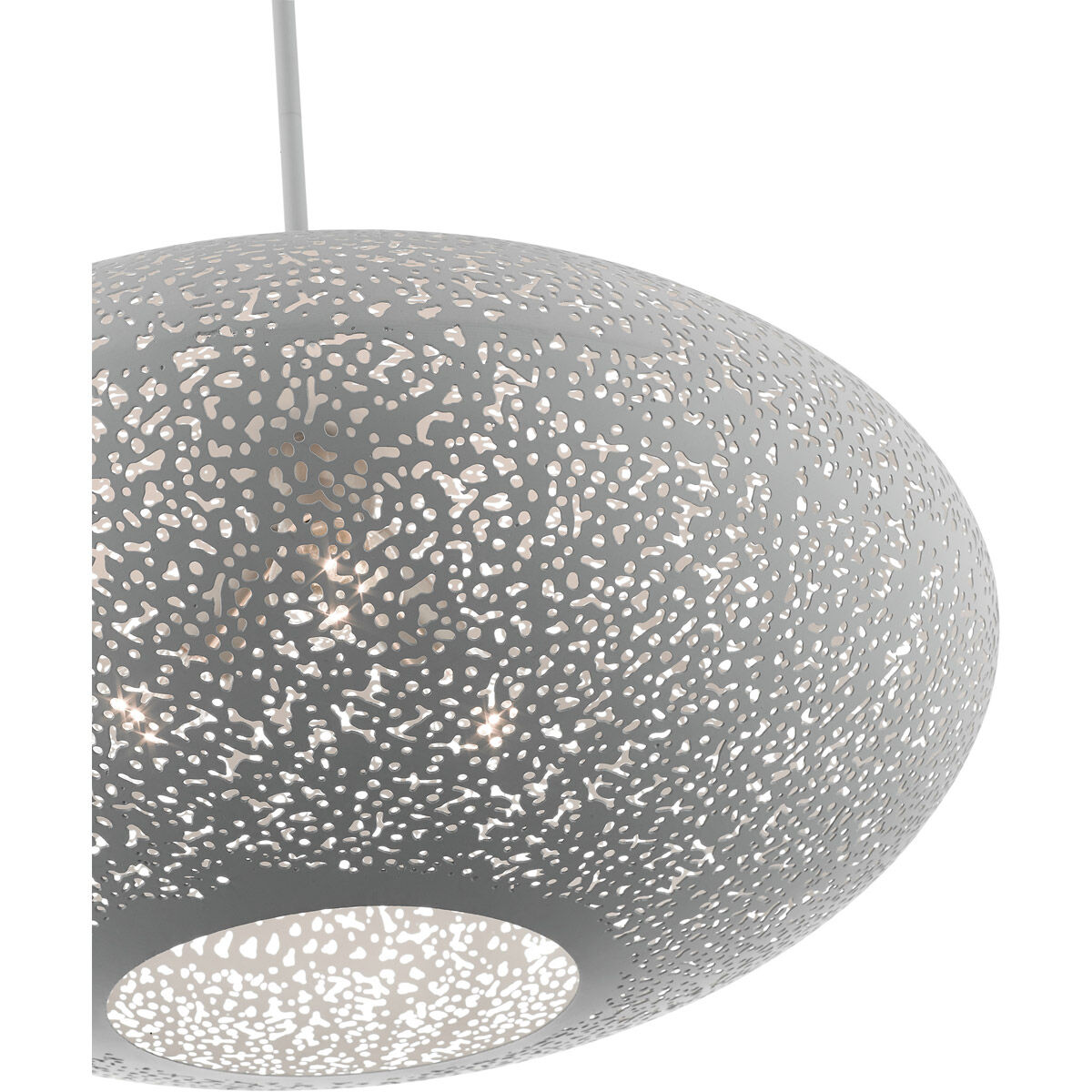 Charlton 3 Light 24 inch Nordic Gray with Brushed Nickel Accents Pendant Ceiling Light