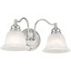 Essex 2 Light 15 inch Polished Chrome Bath Vanity Wall Light