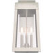 Oslo 3 Light 16 inch Brushed Nickel Outdoor Wall Lantern