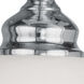 Essex 1 Light 6.25 inch Polished Chrome Semi-Flush Mount Ceiling Light