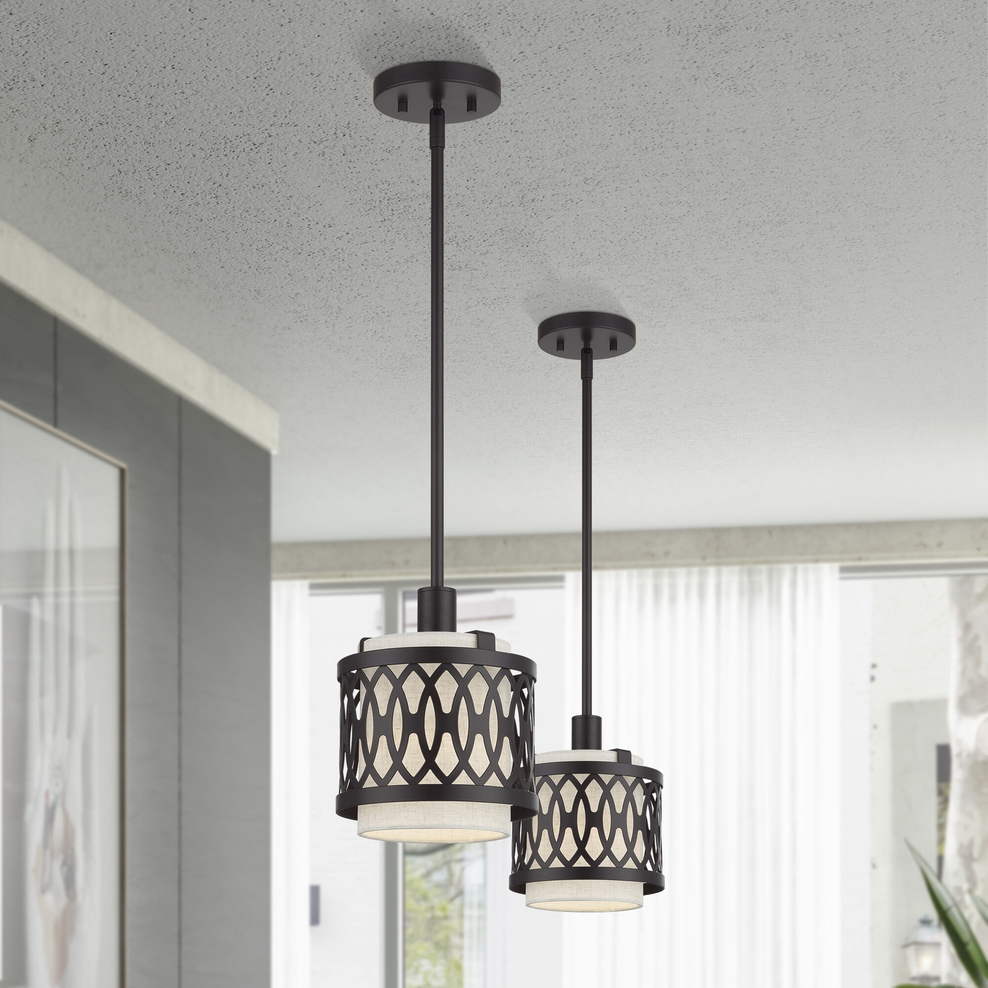 Vistaview 1 Light 7.25 inch English Bronze Mini Pendant Ceiling Light