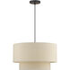 Bellingham 3 Light 20 inch Bronze Pendant Ceiling Light