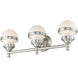 Oldwick 3 Light 24 inch Brushed Nickel Bath Vanity Wall Light