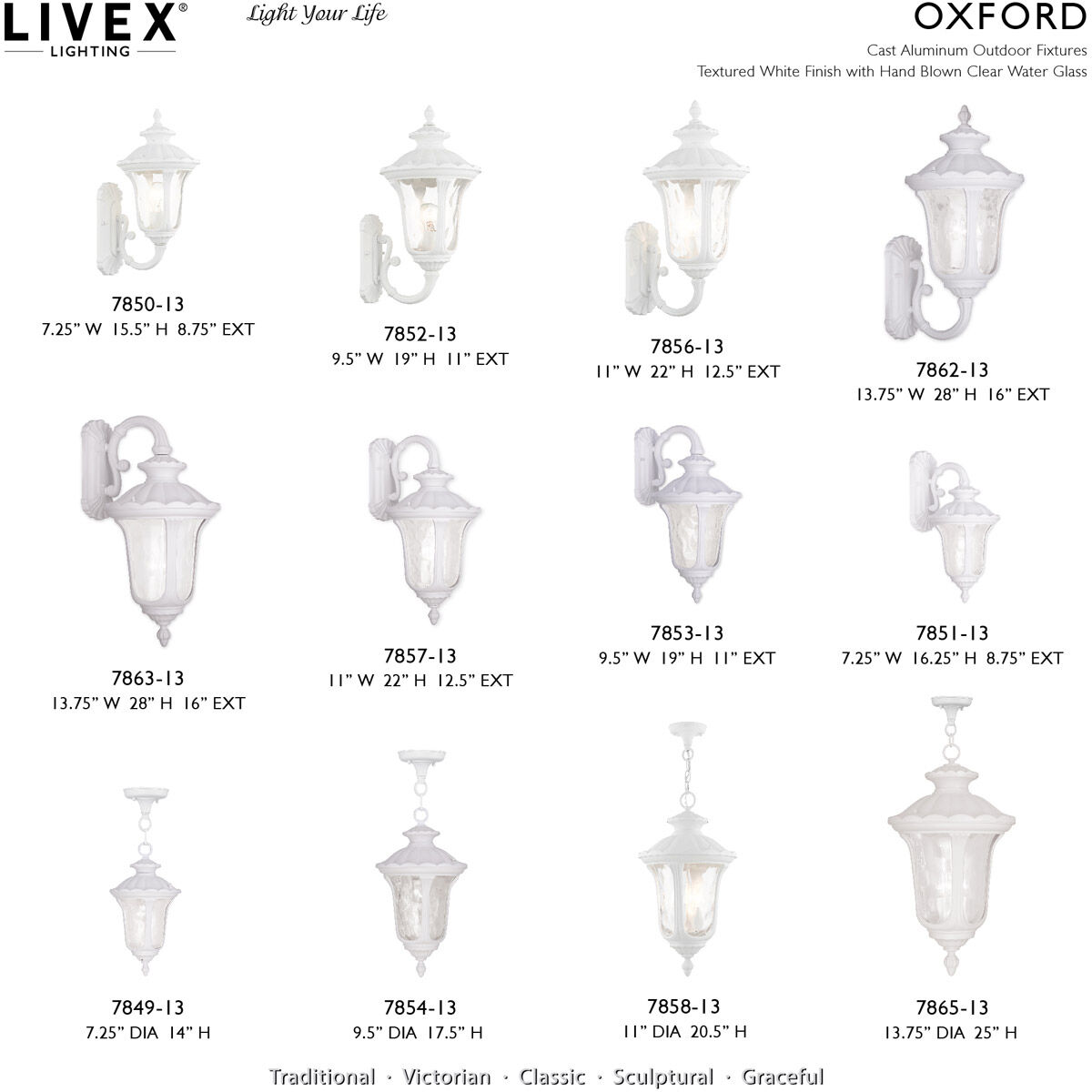 Oxford 4 Light 93 inch Textured White Outdoor Post Light
