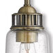 Lawrenceville 1 Light 5 inch Antique Brass Mini Pendant Ceiling Light