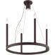 Alpine 5 Light 20 inch Bronze Chandelier Ceiling Light