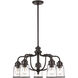 Lawrenceville 5 Light 24 inch Bronze Dinette Chandelier Ceiling Light