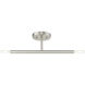 Copenhagen 2 Light 5.13 inch Brushed Nickel Semi-Flush Ceiling Light