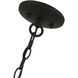 Brookdale 5 Light 23 inch Black Pendant Chandelier Ceiling Light