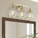 Ashridge 3 Light 24 inch Polished Brass Vanity Wall Sconce Wall Light
