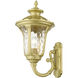 Oxford 1 Light 18.25 inch Soft Gold Outdoor Wall Lantern, Medium