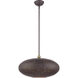 Charlton 3 Light 20 inch Bronze with Antique Brass Accents Pendant Ceiling Light