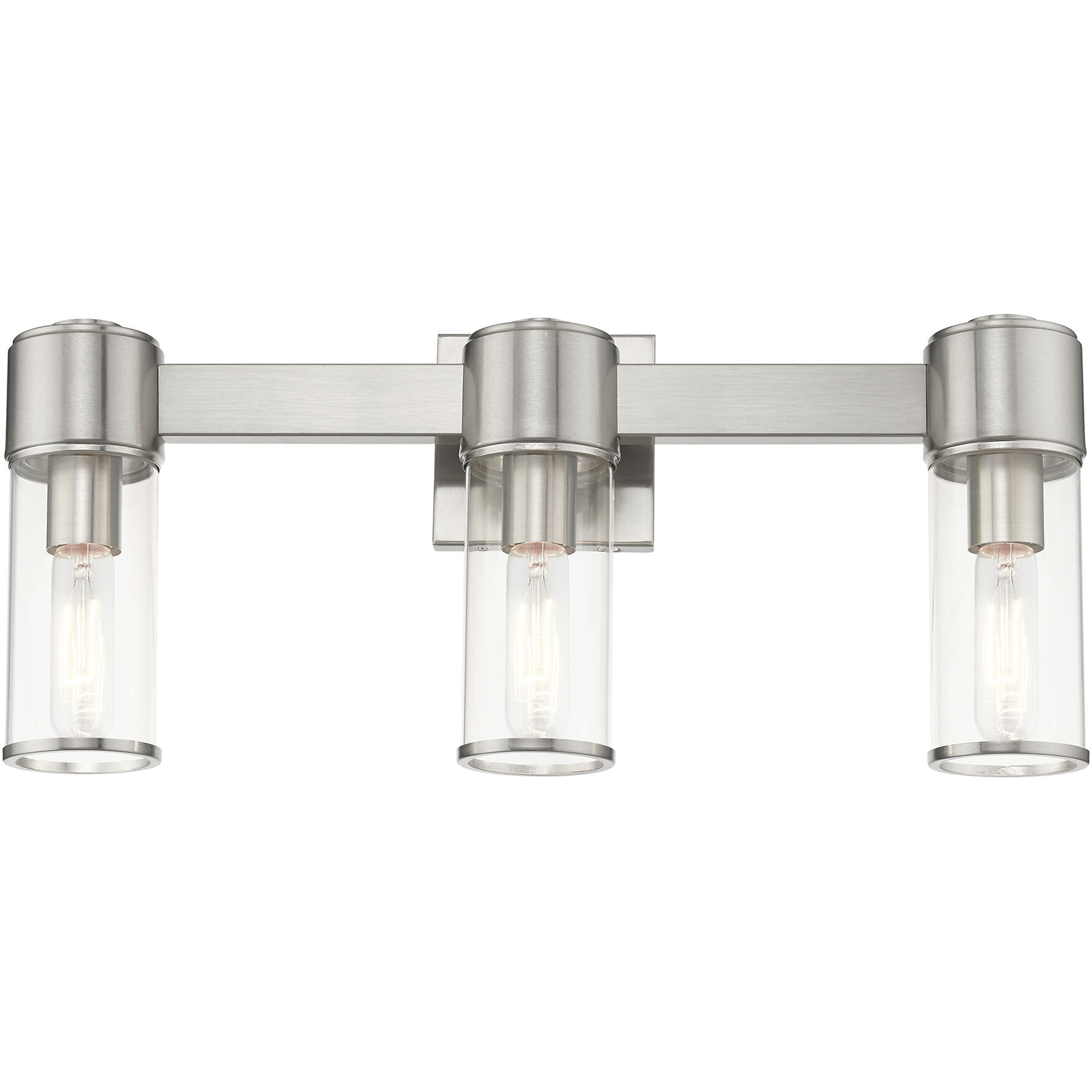Quincy 3 Light 22.5 inch Brushed Nickel Vanity Wall Sconce Wall Light