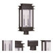 Princeton 2 Light 20.5 inch Bronze Outdoor Post Top Lantern