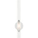 Acra 1 Light 5.13 inch Shiny White ADA ADA Single Sconce Wall Light