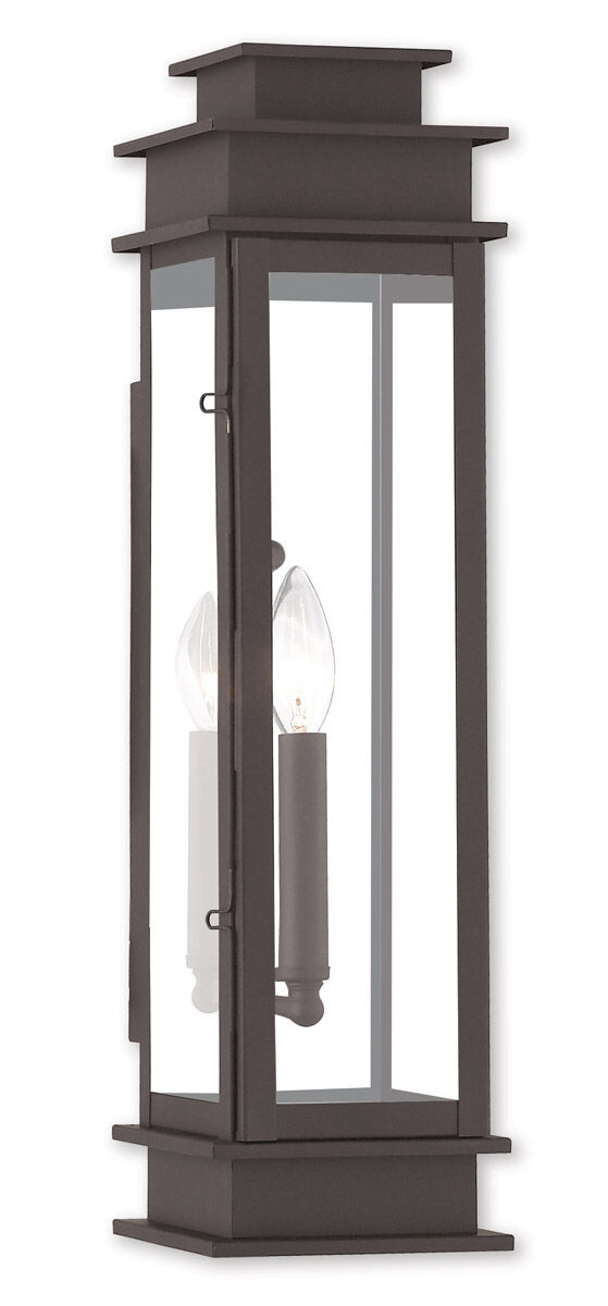 Princeton 1 Light 20.25 inch Bronze Outdoor Wall Lantern