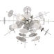 Circulo 4 Light 24 inch Polished Chrome Flush Mount Ceiling Light